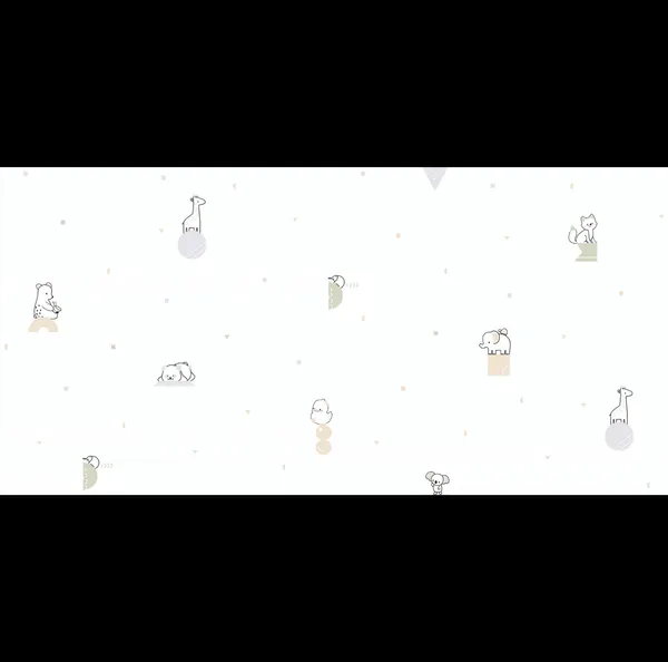 Minimalist_Tiny_Sleeping_Animals_and_Stars_Pastel_White_Bebe_Playful_Nursery_Premium_Wallpaper