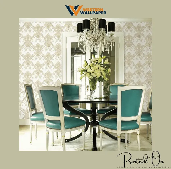 Ornate_Regal_Damask_Wallpaper_In_Champagne_And_Ivory_For_A_Refined_Stately_Dining_Room