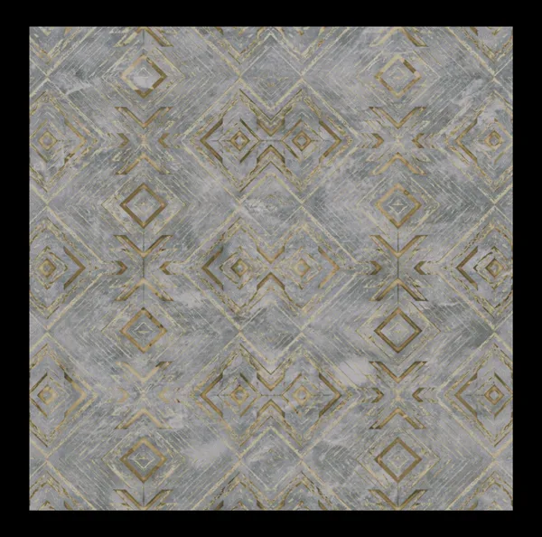Luxe_Tribal_Geometric_Wallpaper_In_Slate_And_Gold