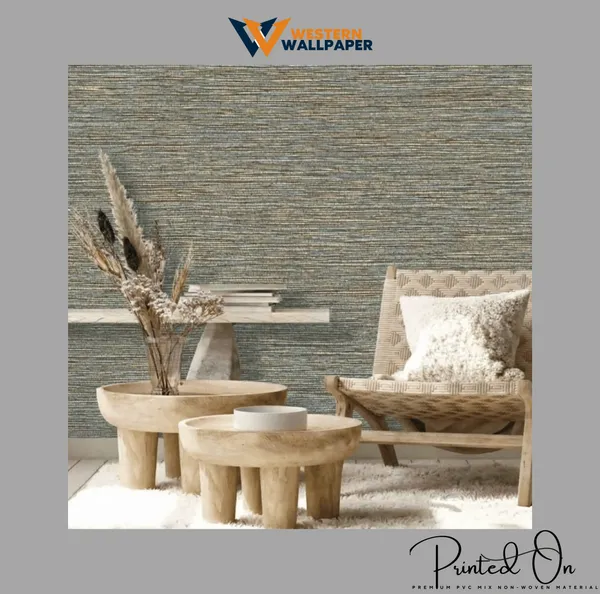 Textured_Linear_Weave_Wallpaper_In_Teal_And_Gold