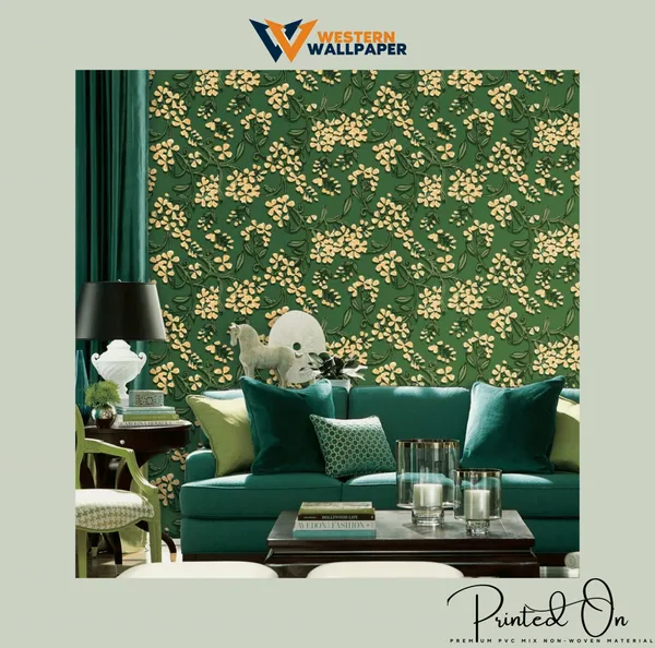 Ornate_Floral_Trail_Wallpaper_In_Apricot_And_Pistachio_For_A_Warm_Contemporary_Living_Space