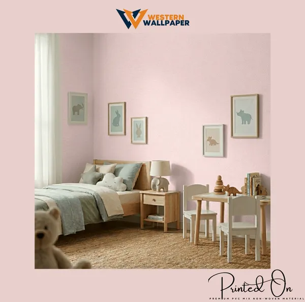 Minimalist_Solid_Fine_Linen_Texture_Pastel_Rose_Pink_Edel_Kids_Nursery_Premium_Wallpaper