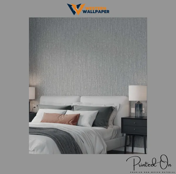 Faux_Raw_Silk_Texture_Wallpaper_In_Heathered_Medium_Grey_For_A_Calm_And_Sophisticated_Minimalist_Bedroom_Wallpaper.
