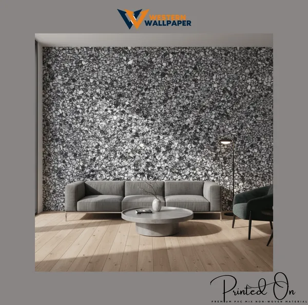 Textured_Multicolor_Terrazzo_Wallpaper_In_Black_And_White_Tones