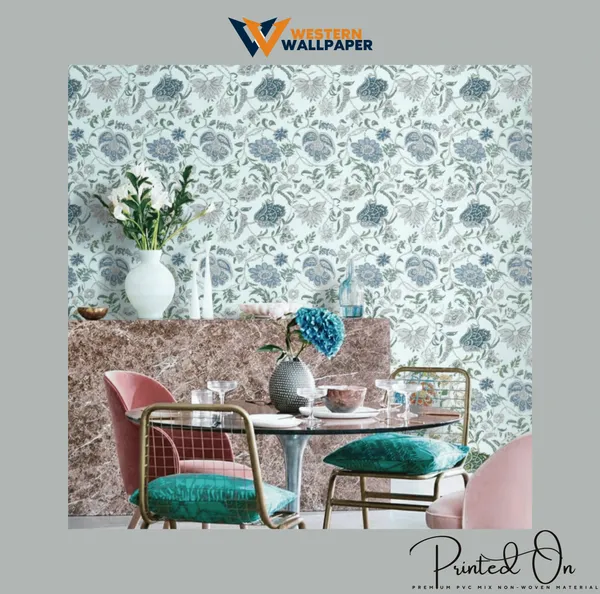 Delicate_Block-Print_Floral_Wallpaper_In_Powder_Blue_And_Slate_For_A_Serene_Artisanal_Statement_Wall
