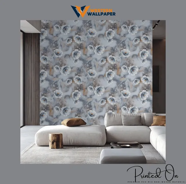 Minimalist_Botanical_Vine_Wallpaper_In_Slate_And_Ochre