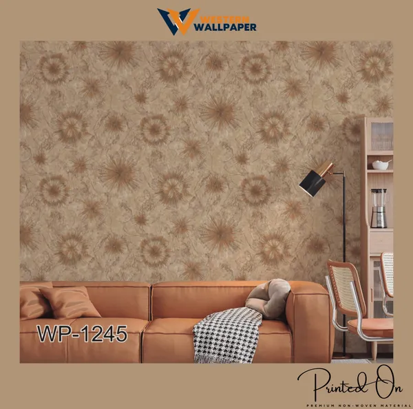 Abstract_Sunburst_Wallpaper_In_Brown_And_Gold_For_A_Modern,_Artistic,_And_Warm_Living_Room_Aesthetic_Wallpaper