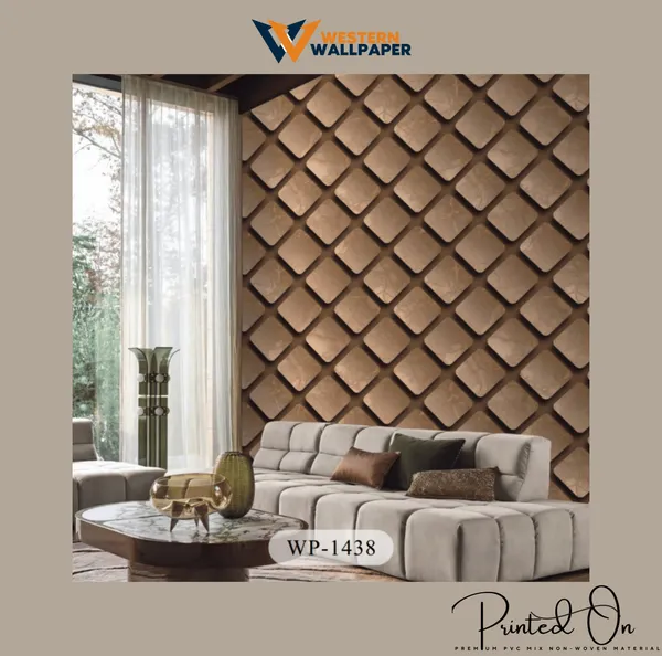 Geometric_Cushion_Marble_Wallpaper_In_Sandstone_Beige