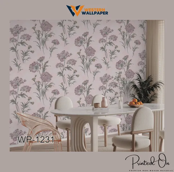 Pale_Pink_Botanical_Wallpaper_For_A_Soft,_Elegant,_And_Nature-Inspired_Dining_Room_Aesthetic_Wallpaper