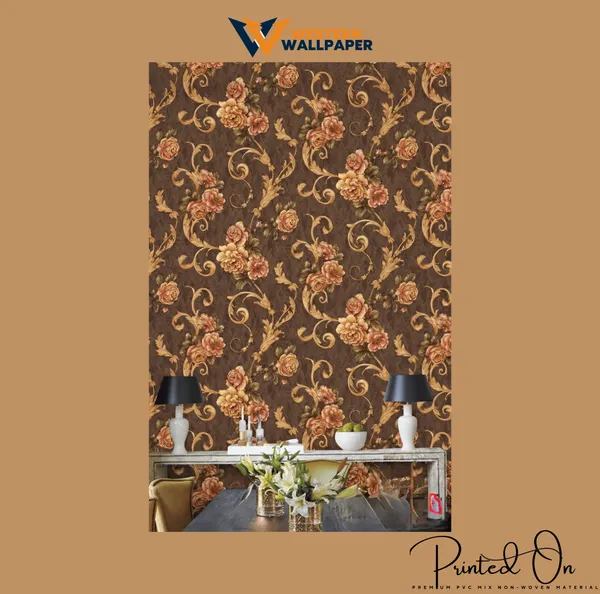 Antique_Gold_Quatrefoil_Filigree_Distressed_Over_A_Rich_Burnt_Umber_Canvas