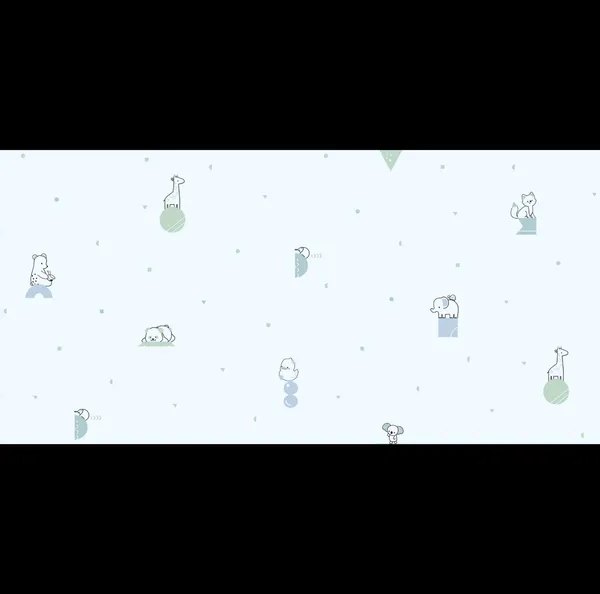 Minimalist_Tiny_Sleeping_Animals_and_Stars_Pastel_Blue_Bebe_Playful_Nursery_Premium_Wallpaper