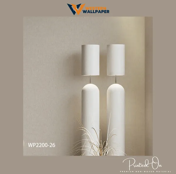 Faux_Woven_Texture_Wallpaper_In_Warm_Neutral_Beige_For_A_Clean_And_Modern_Minimalist_Accent_Wallpaper.