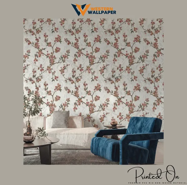 Elegant_Blossoming_Vine_Wallpaper_In_Rose_And_Teal