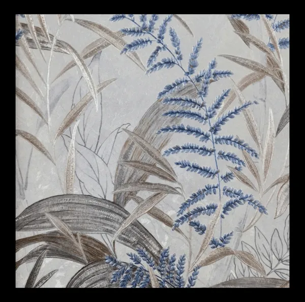 Midnight_Tropical_Fern_Wallpaper_In_Slate_And_Amber