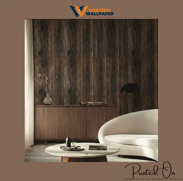 Ebony_Oak_Timber_Wallpaper_In_Charcoal_Brown