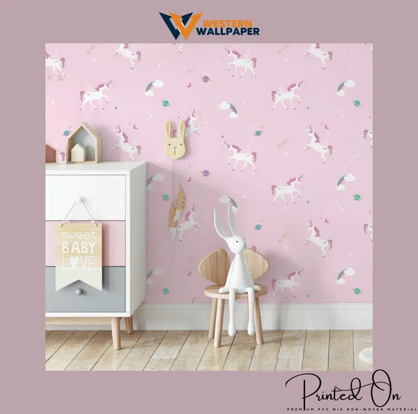 Magical_Unicorns_and_Cosmic_Pastel_Pink_Celestial_Starry_Galaxy_Fairytale_Premium_Wallpaper
