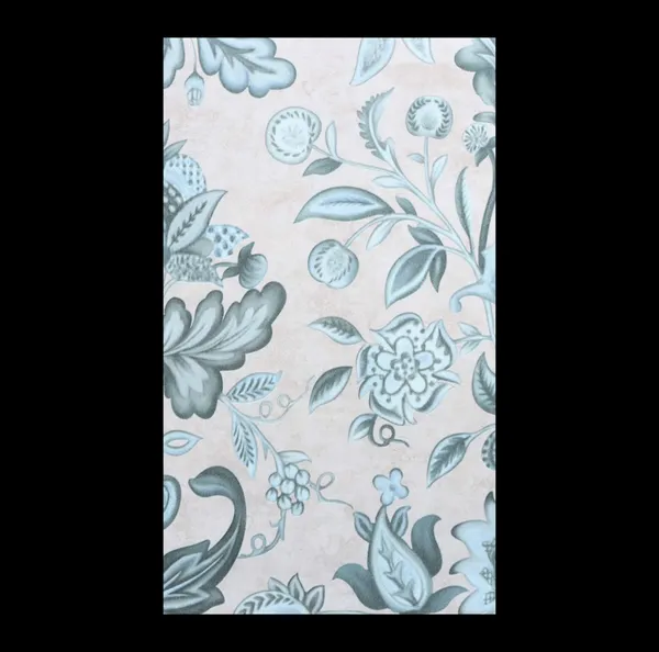 Ornate_Chintz_Botanical_Wallpaper_In_Cerulean_And_Sand_For_A_Serene_Artisanal_Living_Space