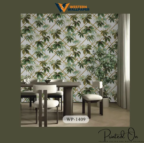 Western_Tropical_Trellis_Wallpaper_In_Alabaster_White_And_Emerald_Green