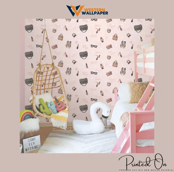 Chic_Fashion_Illustrations_Makeup_Lipstick_and_High_Heels_Pastel_Peach_Pink_Beauty_Girls_Teens_Premium_Wallpaper