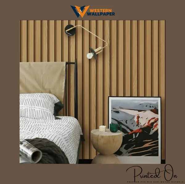 Honey_Oak_Vertical_Slat_Wallpaper