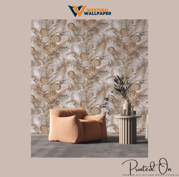 Regal_Peacock_Plume_Wallpaper_In_Ochre_And_Ash