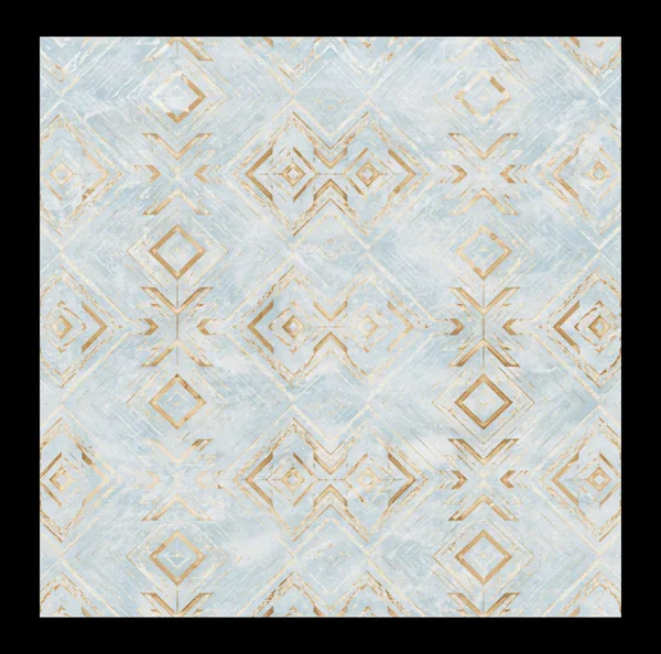 Luxe_Tribal_Geometric_Wallpaper_In_Silver_And_Gold
