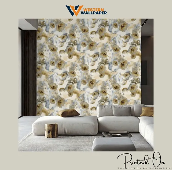Minimalist_Botanical_Vine_Wallpaper_In_Charcoal_And_Honey