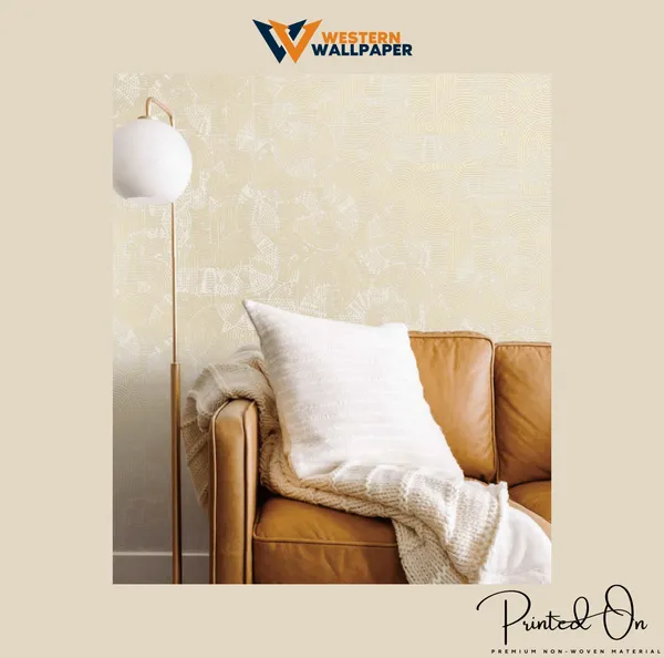 Modern_Abstract_Circle_Wallpaper_In_Pale_Gold_And_Cream_For_A_Bright_And_Contemporary_Living_Room_Wallpaper.