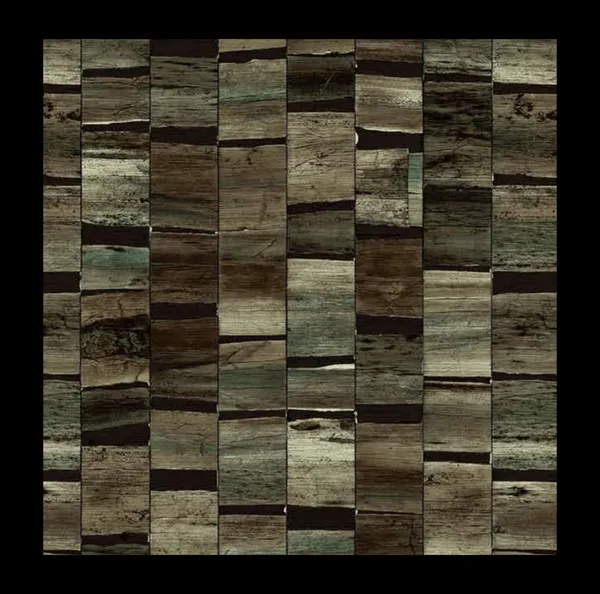 Textured_Geometric_Mosaic_Wallpaper_In_Pine_And_Charcoal