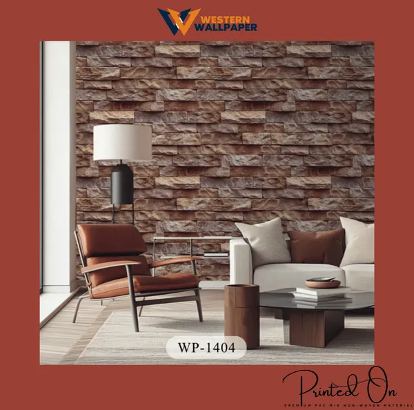 Western_Stacked_Stone_Brick_Wallpaper_In_Earthy_Terracotta