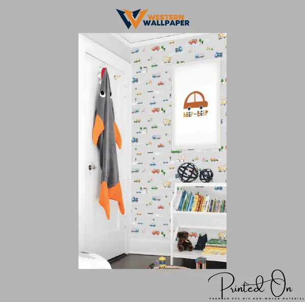 Playful_Tiny_Colorful_Cars_and_Trucks_Road_Street_Map_Pastel_Light_Gray_Car_World_Kids_Playroom_Premium_Wallpaper