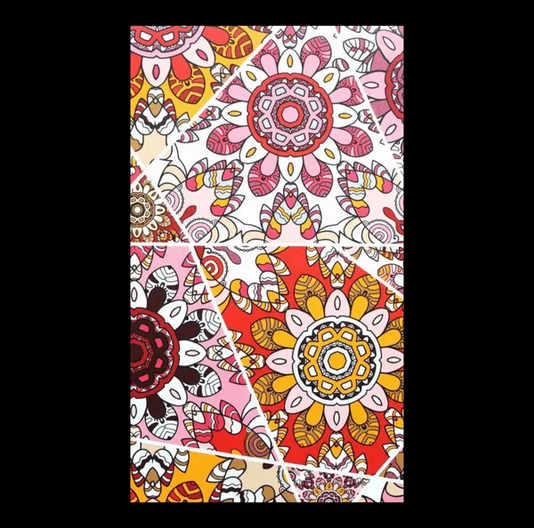 Ornate_Mandala_Tile_Wallpaper_In_Pink_And_Earthy_Tones_For_A_Bold_Bohemian_Living_Room