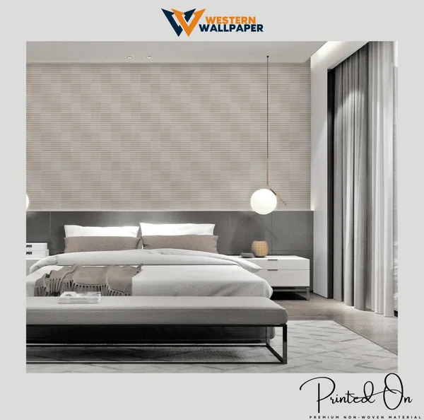 Brown_Horizontal_Lined_Wallpaper_For_A_Sleek,_Modern,_And_Elegant_Bedroom_Aesthetic_Wallpaper