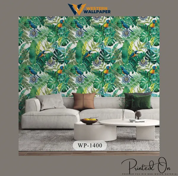 Western_Tropical_Paradise_Botanical_Wallpaper_In_Lush_Green_And_Azure_Blue