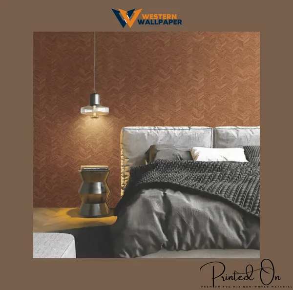 Textured_Chevron_Weave_Wallpaper_In_Toasted_Oak_And_Cinnamon