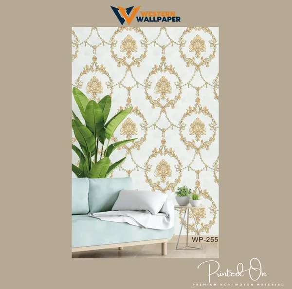 Bright_Gold_Damask_And_Trellis_Wallpaper_On_A_Crisp_White_Background_For_A_Modern_Yet_Classic_Living_Room_Wallpaper.
