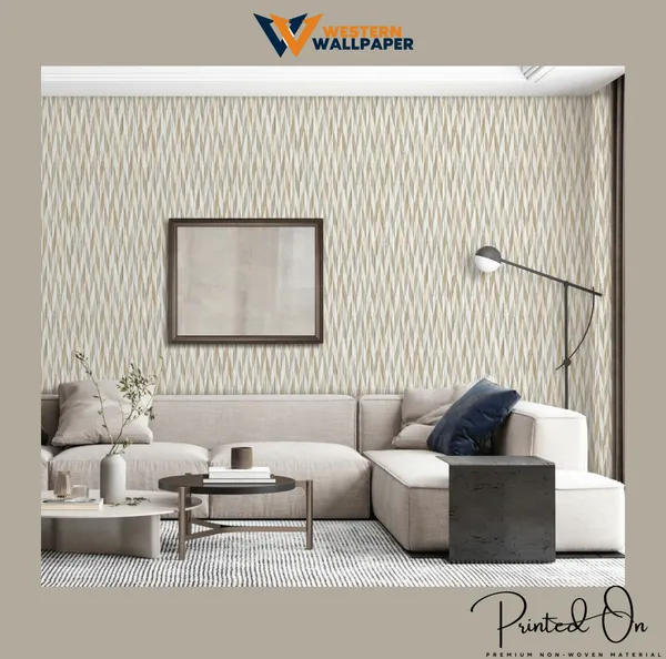 Neutral_Zigzag_Pattern_In_Beige_And_Cream_For_A_Stylish_And_Modern_Living_Room_Accent_Wallpaper