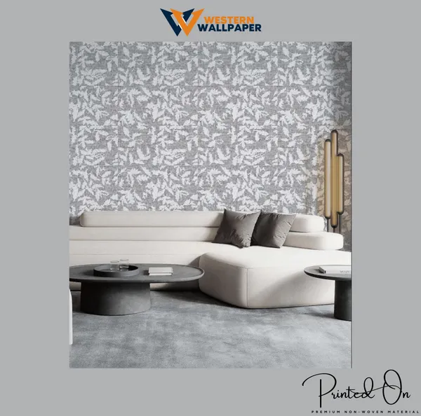 Modern_Leaf_Pattern_Wallpaper_With_Pixelated_Texture_In_Grey_And_White_For_A_Contemporary_Living_Room_Wallpaper.