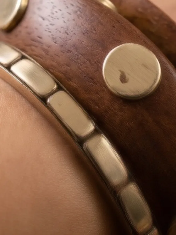 Wooden_Gold_Plated_Bangle_Bracelet_Set_Of_5