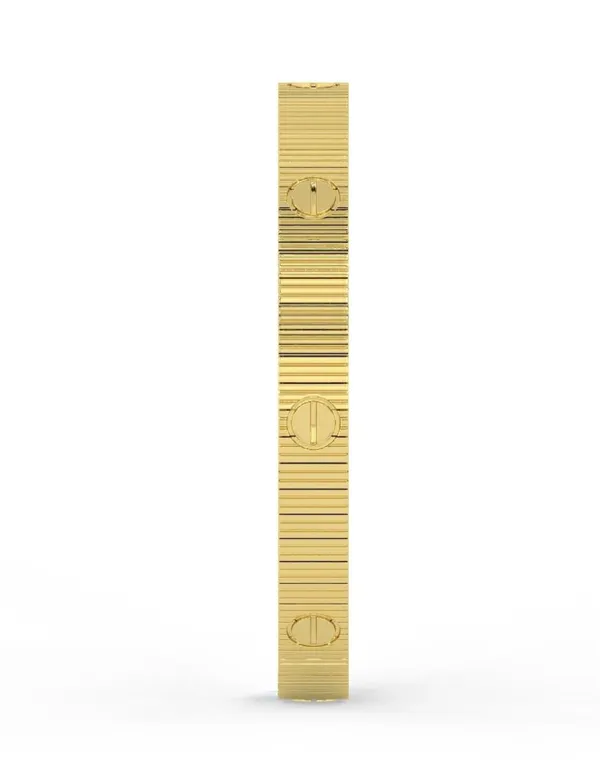 CLEO_BE_BOLD_BE_YOUBangle_Gold_Metal_for_Women_Fashion_Adult_M_8_grams_Alloy_Steel_28_centimeters_(No_Stone)