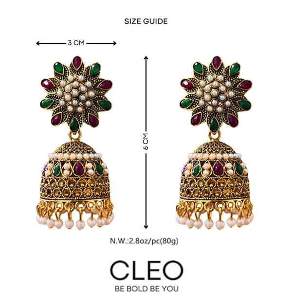 CLEO_Be_Bold_Be_You_Anti-Tarnish_18k_Gold_Plated_premium_Enamelled_Dangler_Earrings