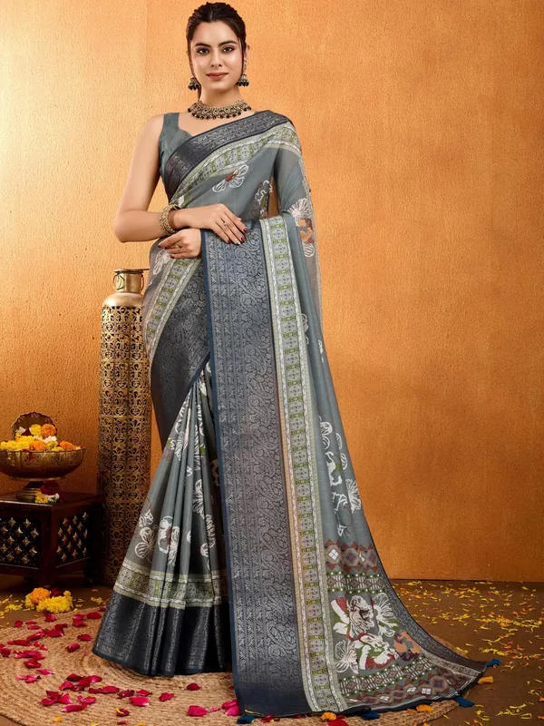 Multicolor_Banarasi_Soft_Silk_Saree