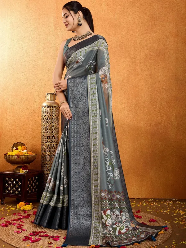Multicolor_Banarasi_Soft_Silk_Saree
