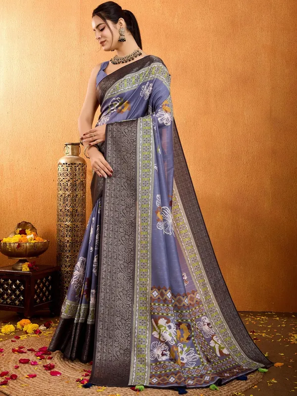 Multicolor_Banarasi_Soft_Silk_Saree