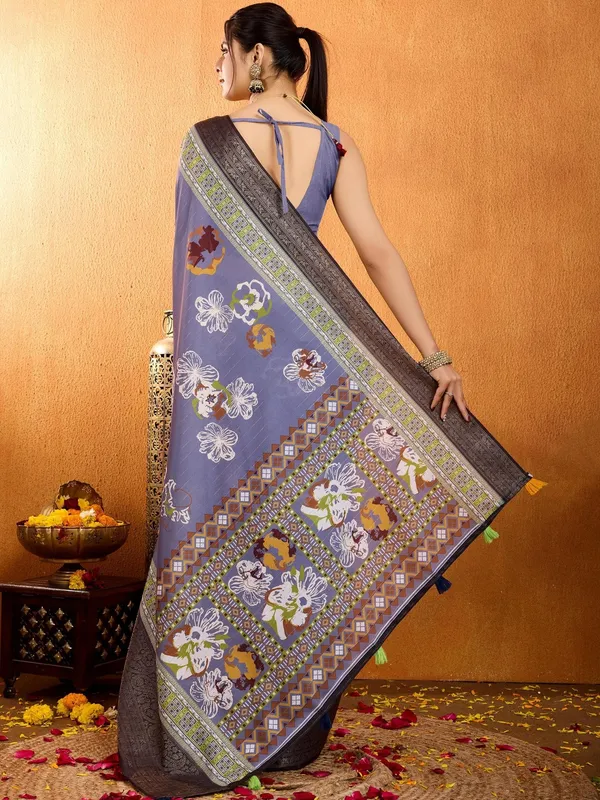 Multicolor_Banarasi_Soft_Silk_Saree