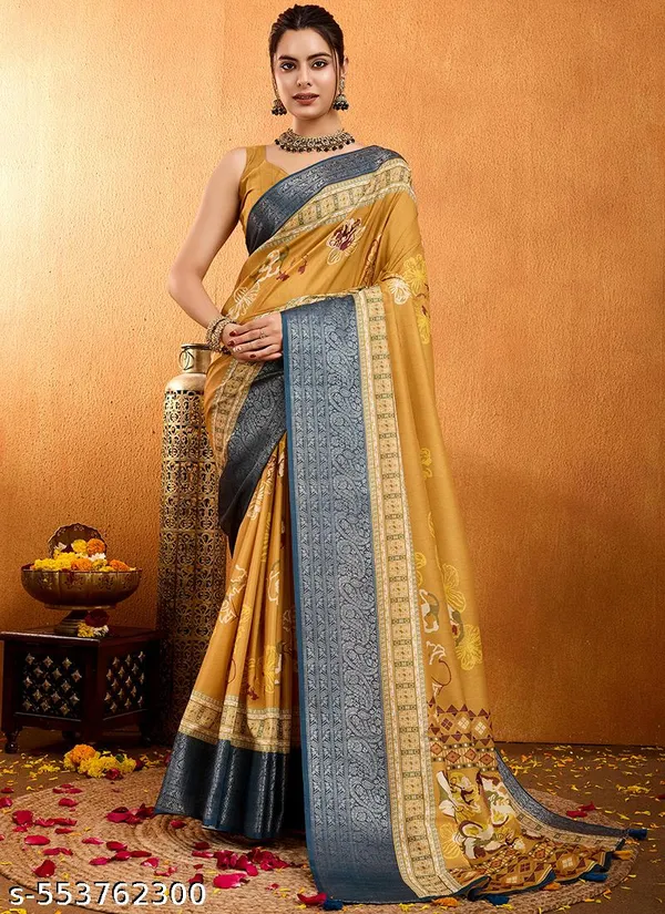 Multicolor_Banarasi_Soft_Silk_Saree