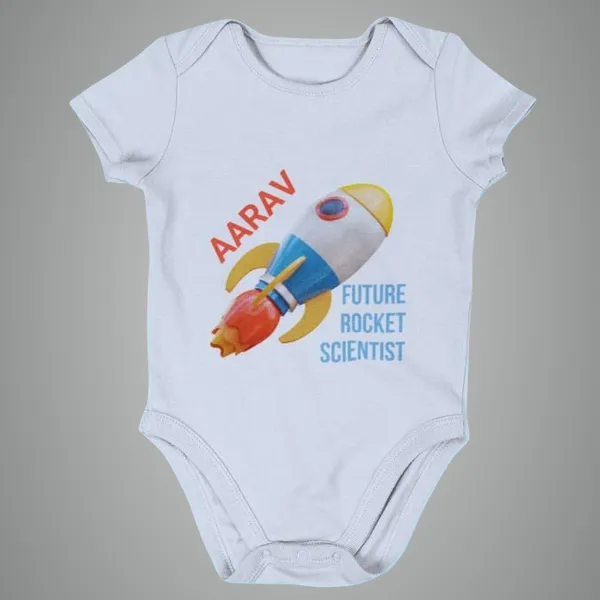 Kids_Custom_Name_Romper_Onesie-upto_1_year_old_baby_-_white-Rocket_Scientist