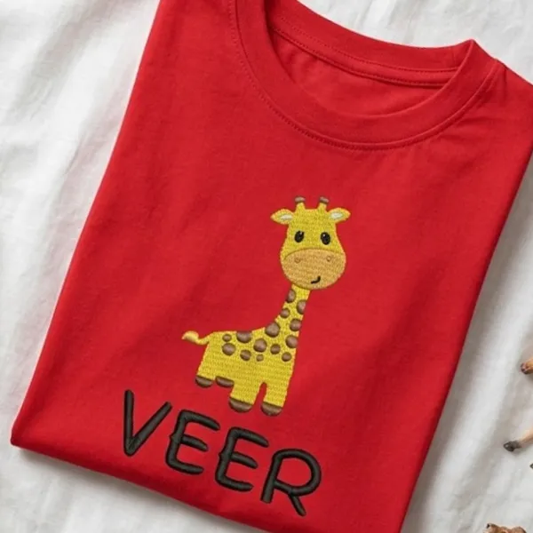 Giraffe_Embroidery_with_custom_Name_Tshirt_for_kids