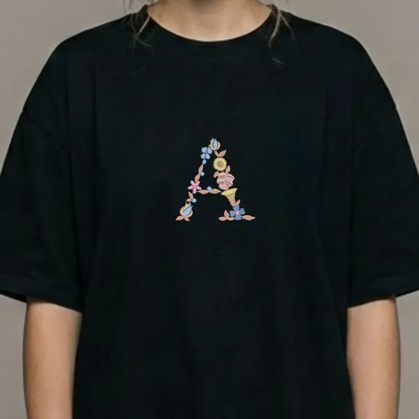 Personalised_Tshirt_Oversized_with_Embroidery_-A_letter