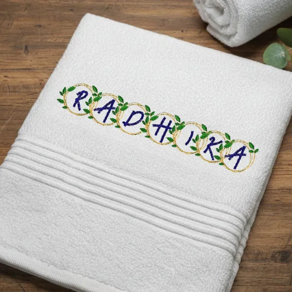 Personalised_Towel_with_Embroidery_-Radhika